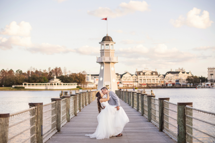 Featured image for “One Couple’s Classic Beach Wedding at Disney’s Yacht Club Resort”